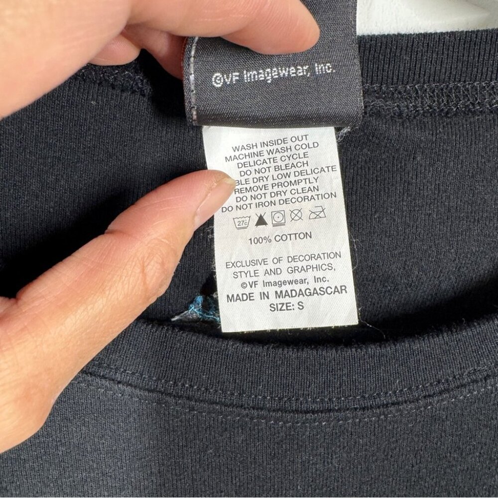 Vintage Y2K 2005 Harley Davidson Black Long Sleeve Graphic Tee Size S - Picture 7 of 15